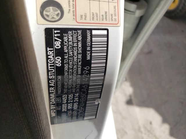 Photo 10 from auction – 2012 MERCEDES-BENZ C 250 with VIN WDDGF4HB5CA614296