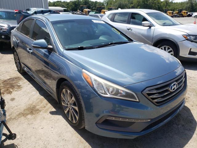 HYUNDAI SONATA SPO 2015 with VIN 5NPE34AF4FH100721 - Photo from auction