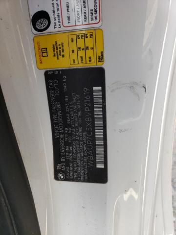 Photo 10 from auction – 2011 BMW 128 I with VIN WBAUP7C5XBVP21619
