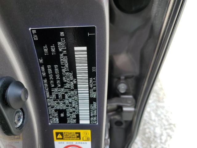 Photo 10 from auction – 2018 TOYOTA HIGHLANDER with VIN 5TDJZRFH1JS851461