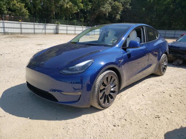 Photo 2 from auction – 2022 TESLA MODEL Y with VIN 7SAYGDEF8NF399206