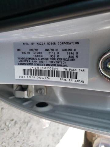 Photo 10 from auction – 2021 MAZDA CX-3 SPORT with VIN JM1DKFB73M1506897