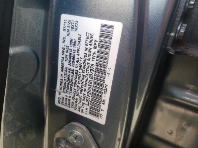 Photo 10 from auction – 2011 HONDA ACCORD CRO with VIN 5J6TF2H5XBL007976