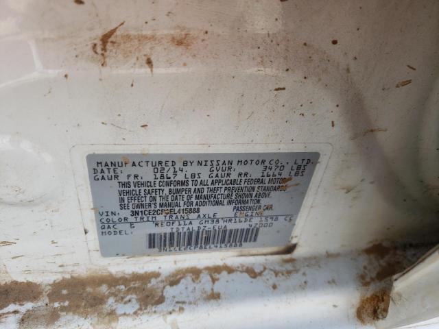 Photo 10 from auction – 2014 NISSAN VERSA NOTE with VIN 3N1CE2CP8EL415888