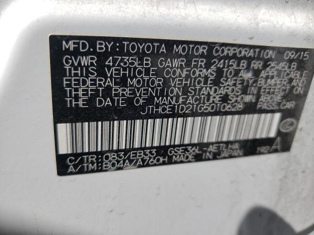 Photo 10 from auction – 2016 LEXUS IS 350 with VIN JTHCE1D21G5010628