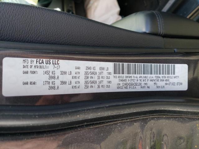 Photo 10 from auction – 2017 DODGE DURANGO GT with VIN 1C4RDHDG6HC921201