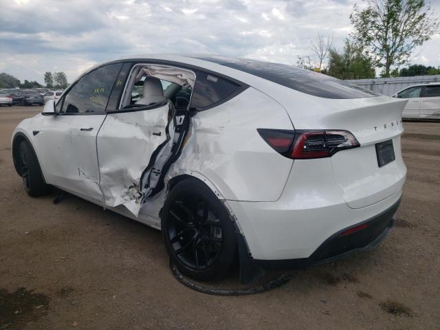 Photo 3 from auction – 2021 TESLA MODEL Y with VIN 5YJYGAEE3MF190134