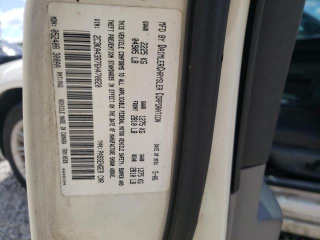 Photo 10 from auction – 2006 CHRYSLER 300 with VIN 2C3KA43R76H470820