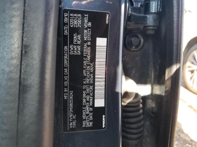 Photo 10 from auction – 2011 VOLVO S40 T5 with VIN YV1672MS8B2536242