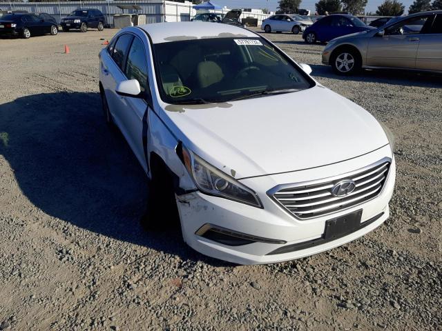 HYUNDAI SONATA SE 2015 with VIN 5NPE24AF5FH012778 - Photo from auction