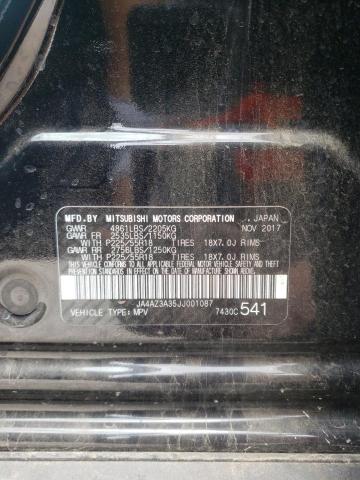 Photo 10 from auction – 2018 MITSUBISHI OUTLANDER with VIN JA4AZ3A35JJ001087