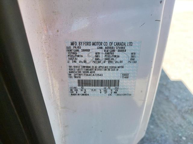 Photo 10 from auction – 2004 FORD F-150 HERI with VIN 2FTRF17264CA12543