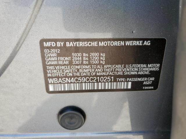 Photo 10 from auction – 2012 BMW 550 IGT with VIN WBASN4C59CC210251