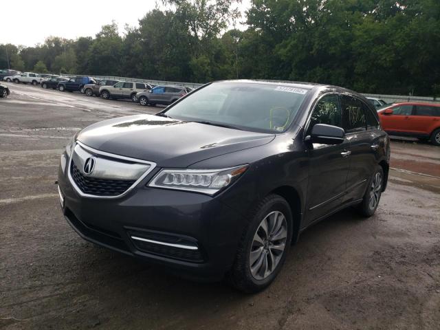 Фото 2 с аукциона – 2015 ACURA MDX TECHNO с VIN 5FRYD4H43FB007605
