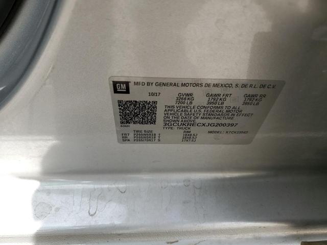 Photo 10 from auction – 2018 CHEVROLET SILVERADO with VIN 3GCUKRECXJG200397