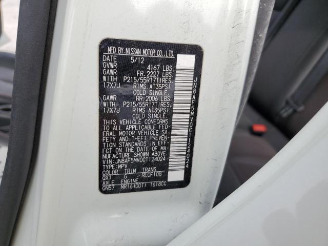 Photo 10 from auction – 2012 NISSAN JUKE S with VIN JN8AF5MV0CT124024