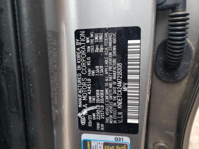 Photo 10 from auction – 2021 KIA SELTOS SX with VIN KNDETCA24M7218308