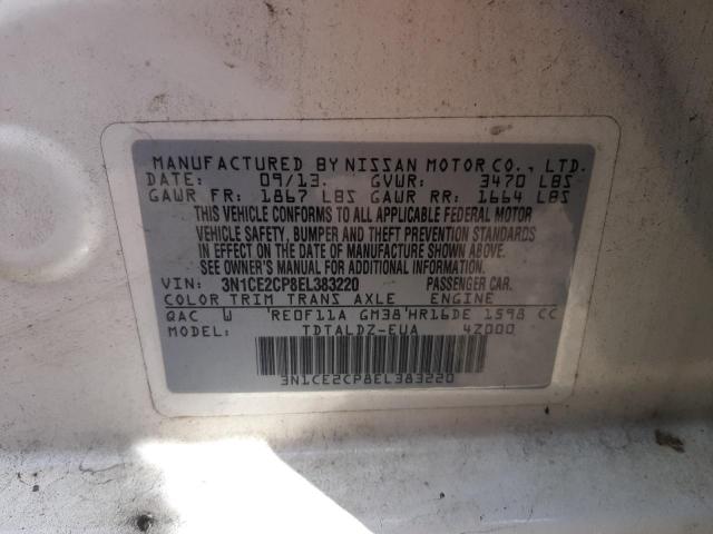 Photo 10 from auction – 2014 NISSAN VERSA NOTE with VIN 3N1CE2CP8EL383220