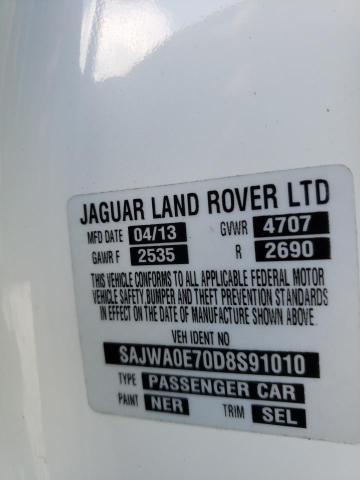 Photo 10 from auction – 2013 JAGUAR XF with VIN SAJWA0E70D8S91010