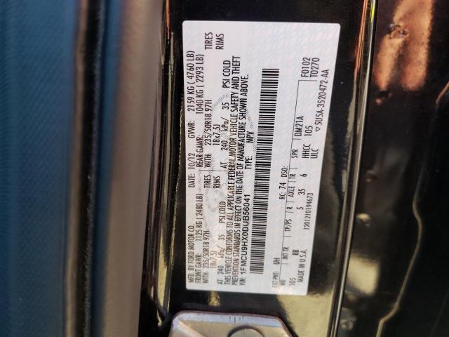 Photo 10 from auction – 2013 FORD ESCAPE SEL with VIN 1FMCU9HX0DUB56041