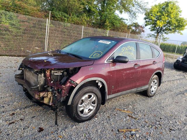 Photo 2 from auction – 2012 HONDA CR-V LX with VIN 5J6RM4H37CL037576