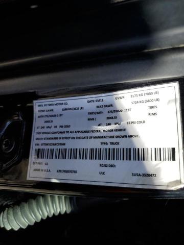 Photo 10 from auction – 2018 FORD F150 SUPER with VIN 1FTEW1E50JFC64039