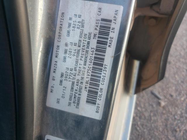 Photo 10 from auction – 2012 MAZDA 3 I with VIN JM1BL1V75C1601463