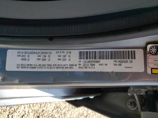 Photo 10 from auction – 2007 CHRYSLER SEBRING with VIN 1C3LC46K97N558807