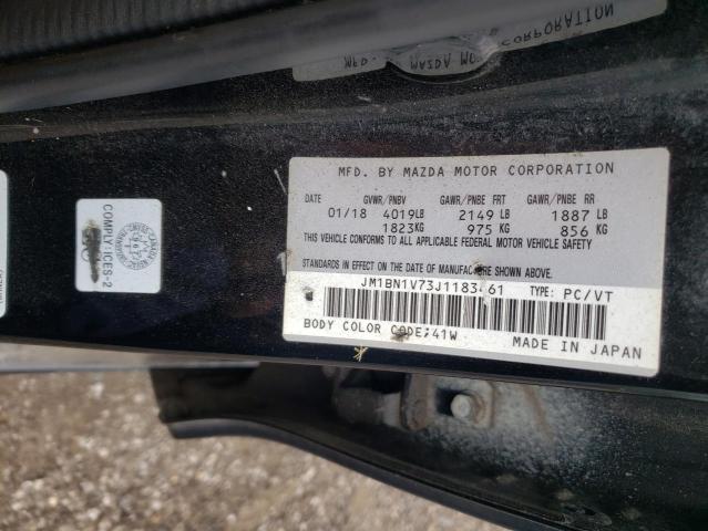 Photo 10 from auction – 2018 MAZDA 3 TOURING with VIN JM1BN1V73J1183461