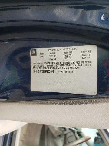 Photo 10 from auction – 2008 BUICK LUCERNE CX with VIN 1G4HD57228U205069