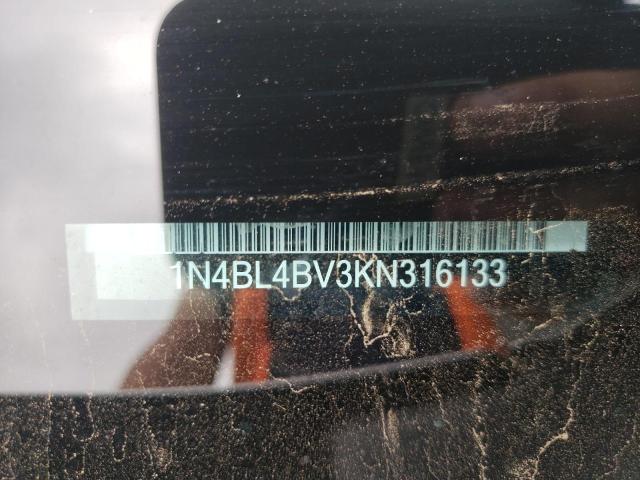 Photo 10 from auction – 2019 NISSAN ALTIMA S with VIN 1N4BL4BV3KN316133