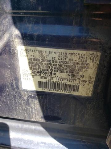 Photo 10 from auction – 2012 NISSAN SENTRA 2.0 with VIN 3N1AB6AP2CL738101