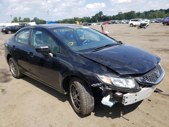 HONDA CIVIC LX 2015 with VIN 19XFB2F56FE701905 - Photo from auction