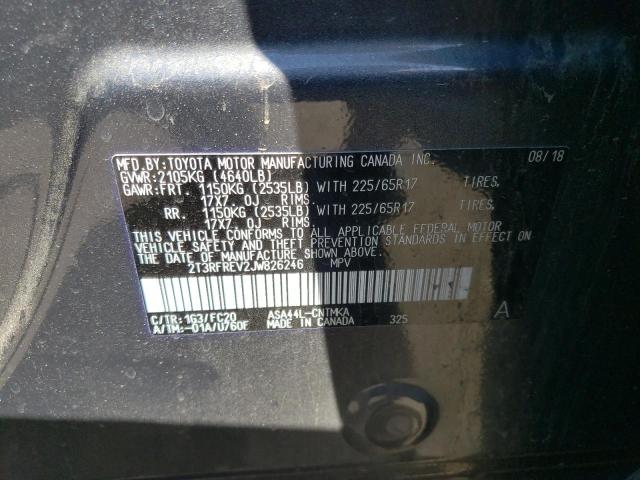 Photo 10 from auction – 2018 TOYOTA RAV4 ADVEN with VIN 2T3RFREV2JW826246