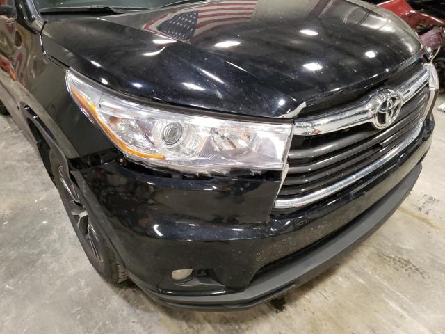 Photo 9 from auction – 2016 TOYOTA HIGHLANDER with VIN 5TDJKRFH4GS325824