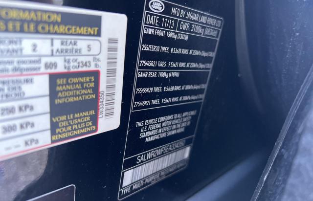 Photo 10 from auction – 2014 LAND ROVER RANGE ROVE with VIN SALWR2WF5EA334350