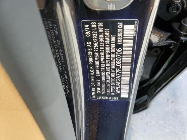 Photo 10 from auction – 2015 PORSCHE PANAMERA G with VIN WP0AF2A77FL080706