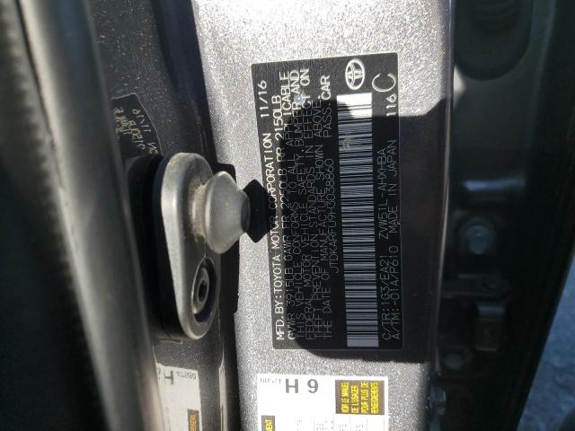 Photo 10 from auction – 2017 TOYOTA PRIUS with VIN JTDKARFU9H3038860