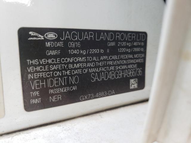 Photo 10 from auction – 2017 JAGUAR XE PREMIUM with VIN SAJAD4BG9HA966736