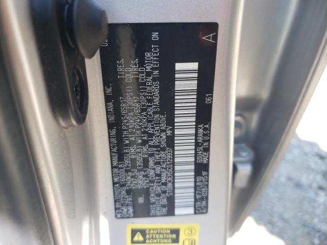 Photo 10 from auction – 2012 TOYOTA HIGHLANDER with VIN 5TDBK3EH5CS129937