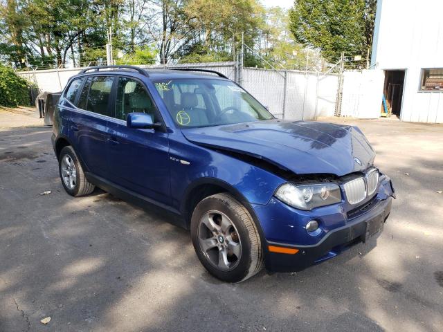 BMW X3 3.0SI 2007 with VIN WBXPC93417WF04501 - Photo from auction