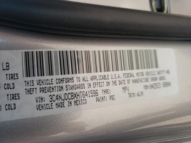 Photo 10 from auction – 2017 JEEP COMPASS LI with VIN 3C4NJDCBXHT641596