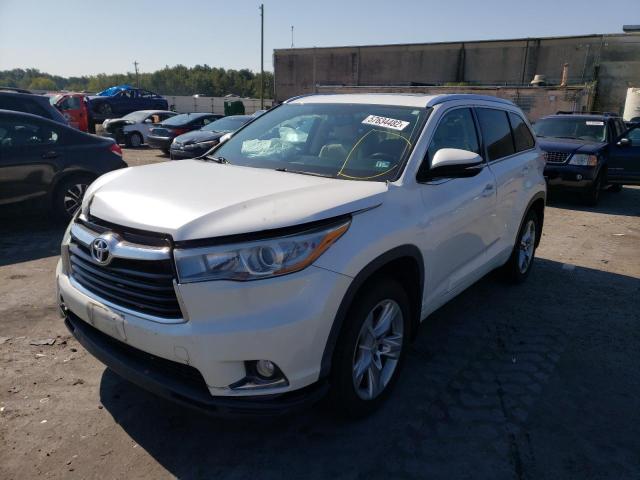Photo 2 from auction – 2015 TOYOTA HIGHLANDER with VIN 5TDDKRFH0FS209502