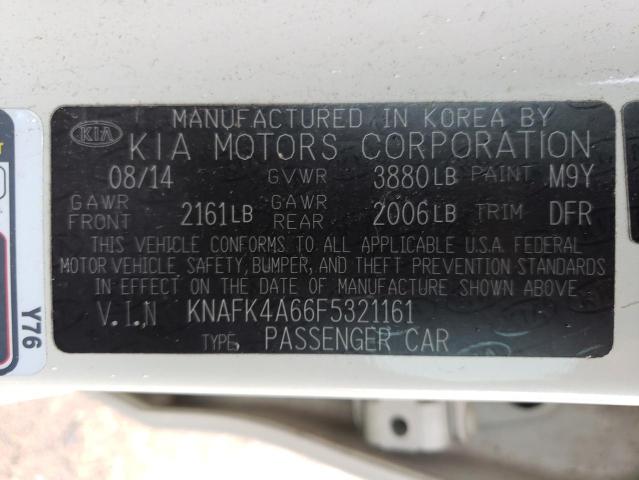 Photo 10 from auction – 2015 KIA FORTE LX with VIN KNAFK4A66F5321161