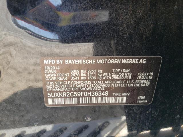 Photo 10 from auction – 2015 BMW X5 SDRIVE3 with VIN 5UXKR2C59F0H36348