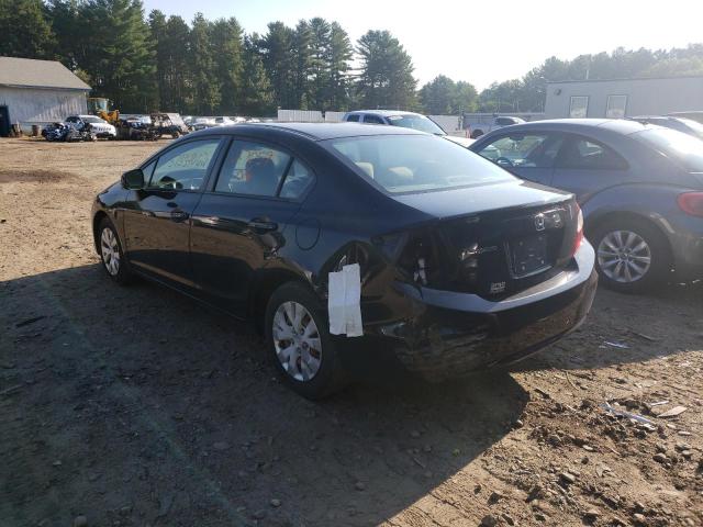 Photo 3 from auction – 2012 HONDA CIVIC LX with VIN 2HGFB2F53CH312978
