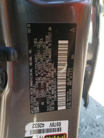 Photo 10 from auction – 2011 TOYOTA SIENNA LE with VIN 5TDKK3DC1BS012411