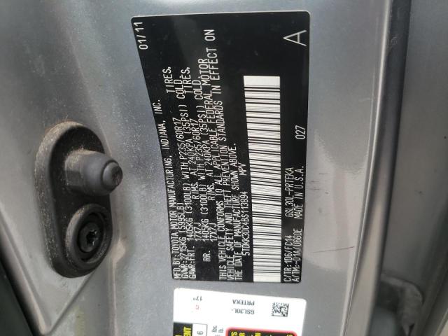 Photo 10 from auction – 2011 TOYOTA SIENNA LE with VIN 5TDKK3DC4BS113894