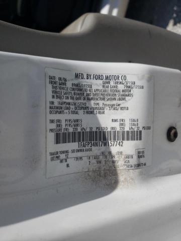 Photo 10 from auction – 2007 FORD FOCUS ZX4 with VIN 1FAFP34N17W157742