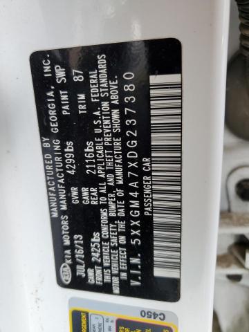 Photo 10 from auction – 2013 KIA OPTIMA LX with VIN 5XXGM4A7XDG237380